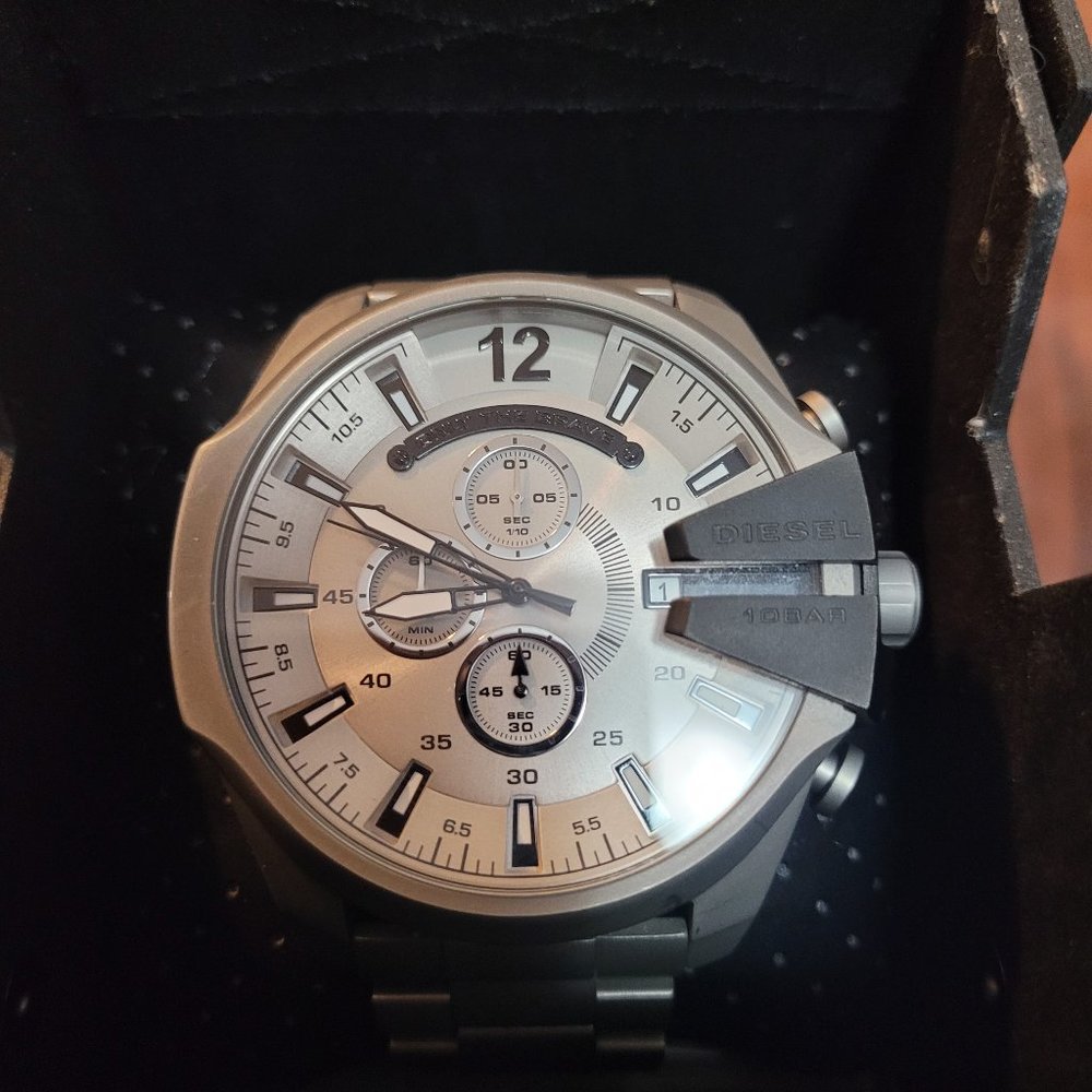 Silver Diesel Watch